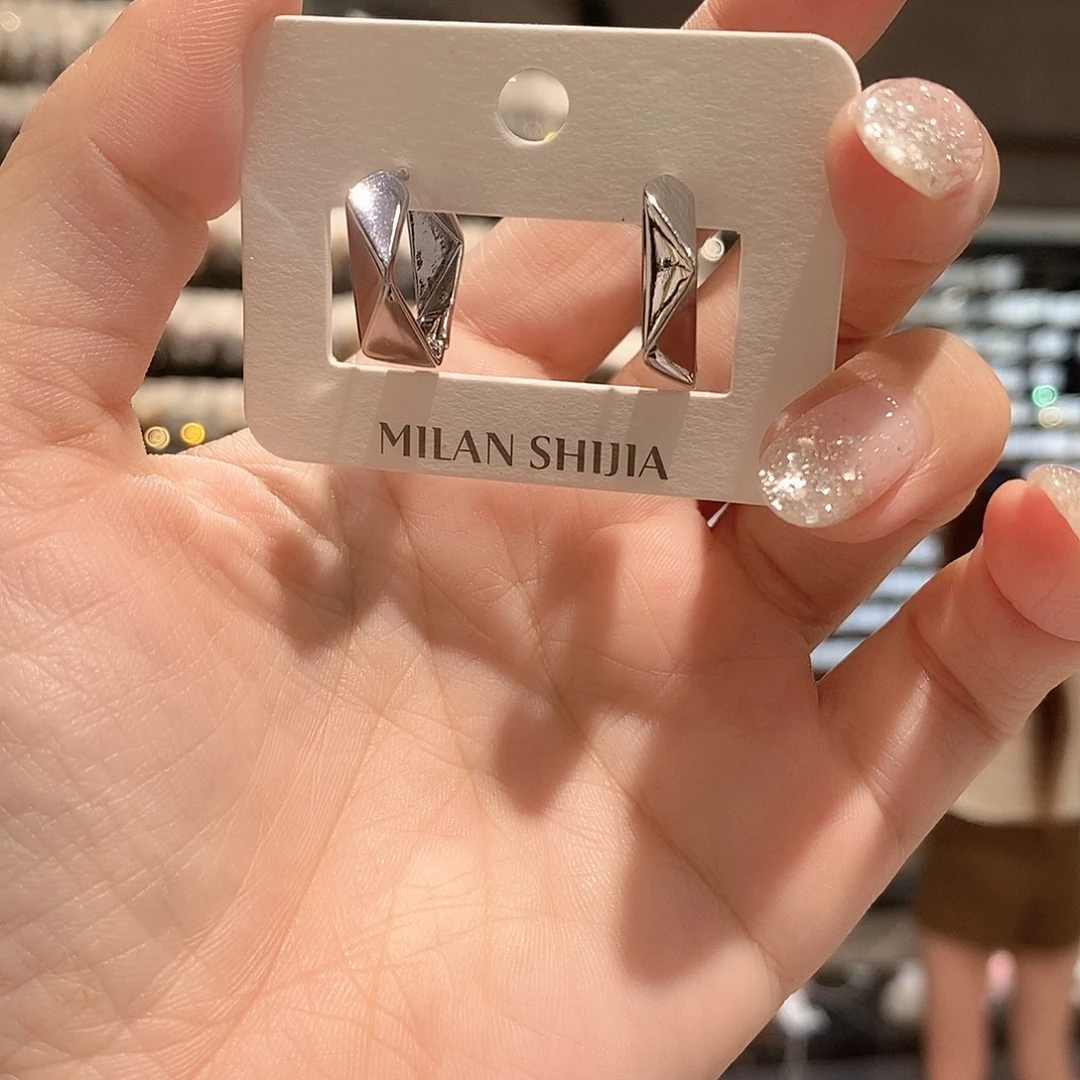 铜合金925银银色多边形