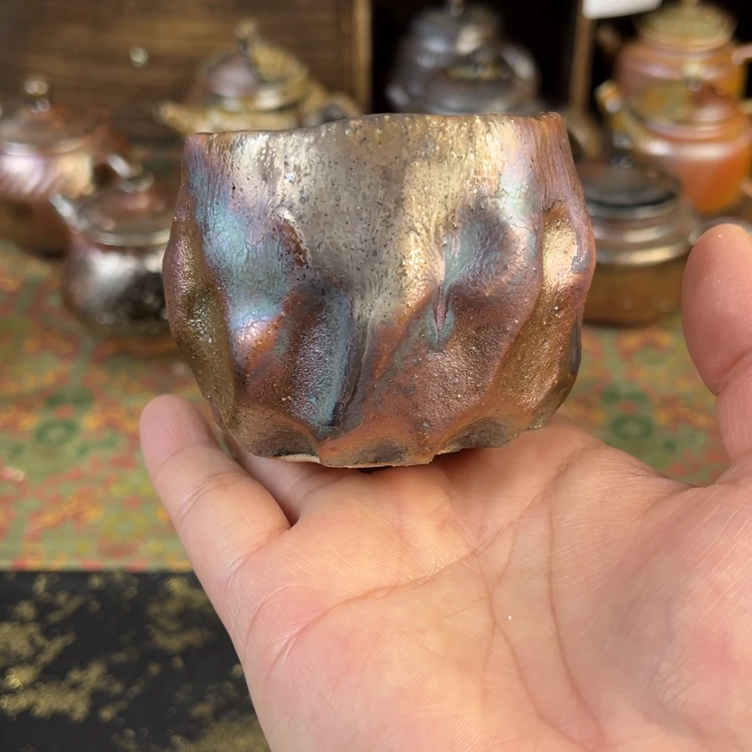 杯龙*柴烧茶器杯子