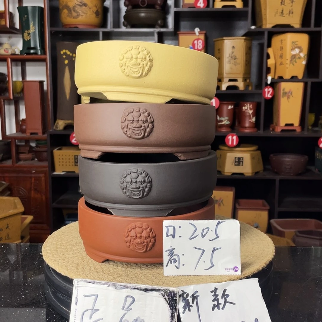 紫砂D-婉秋紫砂花盆