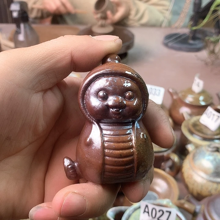 紫砂茶壶纯自然高温裸柴烧