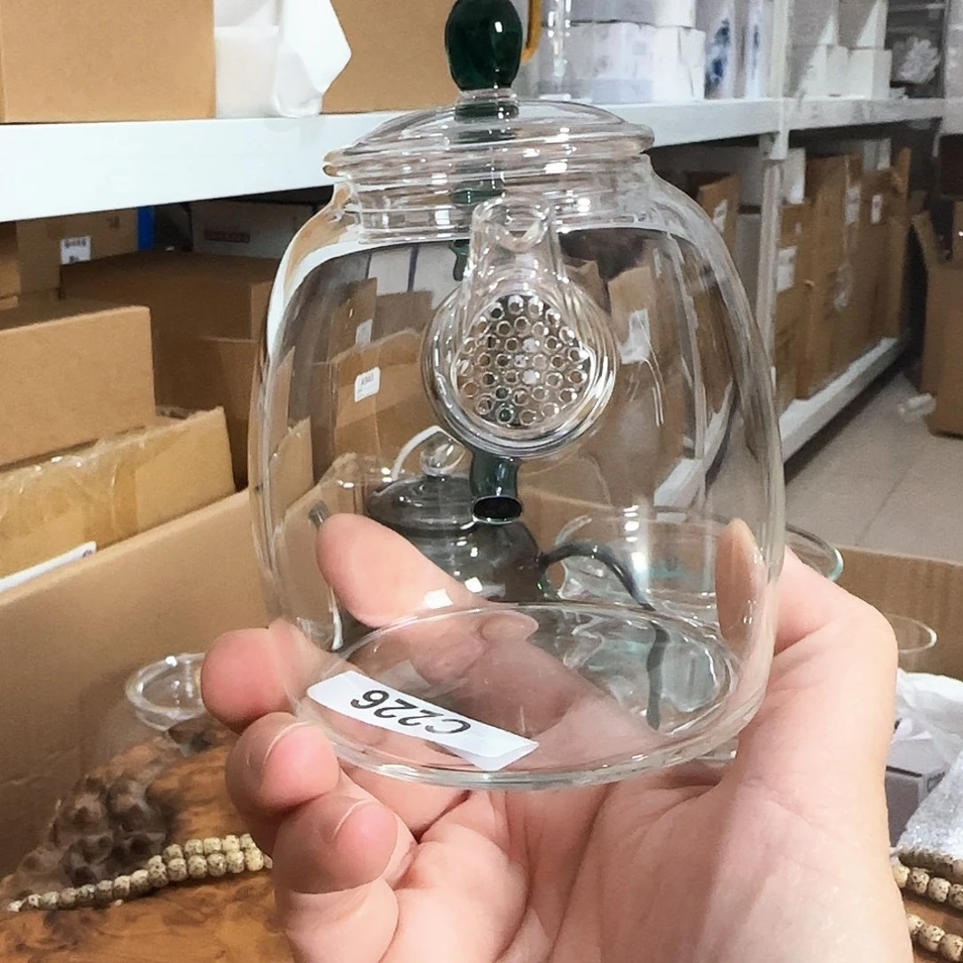 226秦权壶墨绿礼遇主人杯