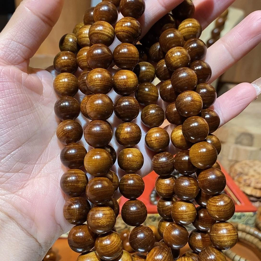 老山檀香黑肉沉水1.2/108颗