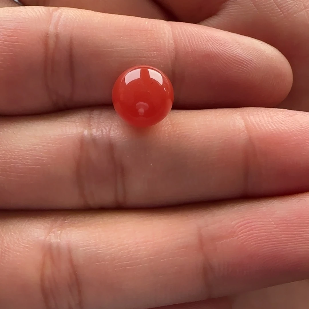 南红玛瑙圆珠8.5未镶嵌