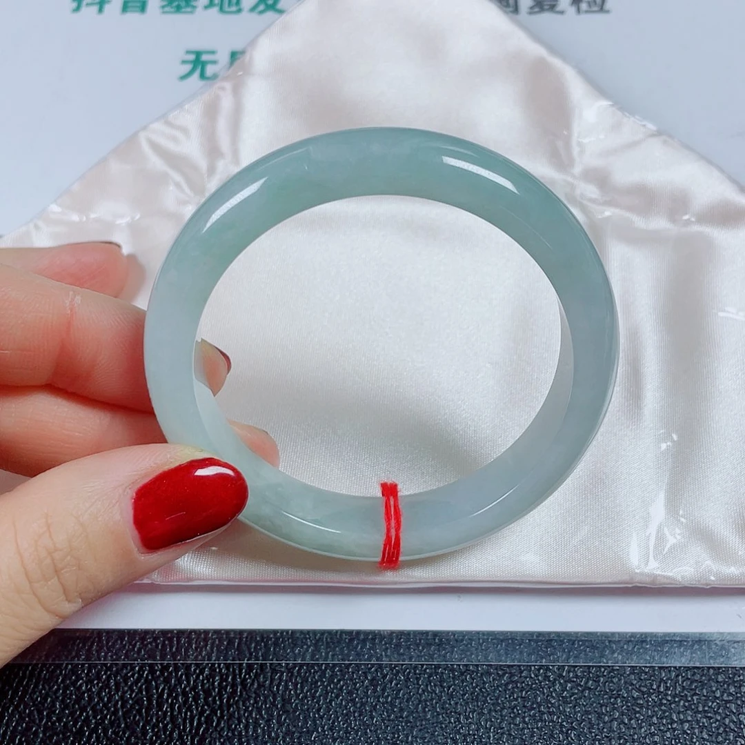 翡翠未镶嵌手镯天然