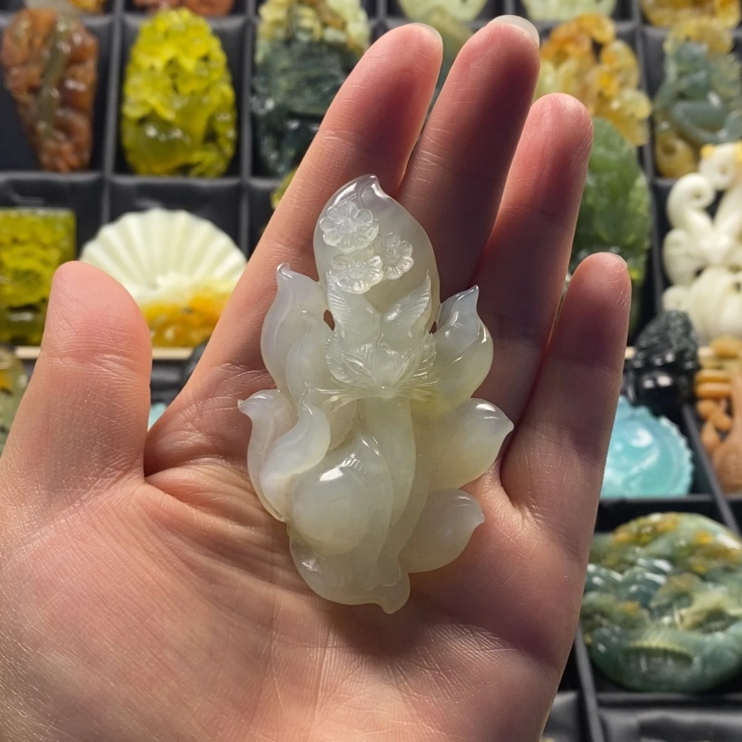 蛇纹石玉合金颈饰