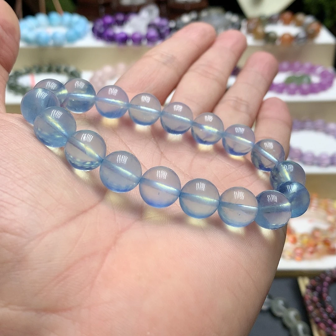 海蓝宝石手链未镶嵌不要拍11