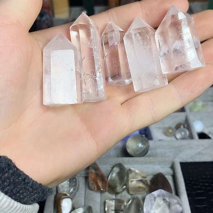 珠宝半成品未镶嵌水晶天然水晶C288