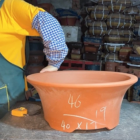 紫砂花盆大碗盆一个