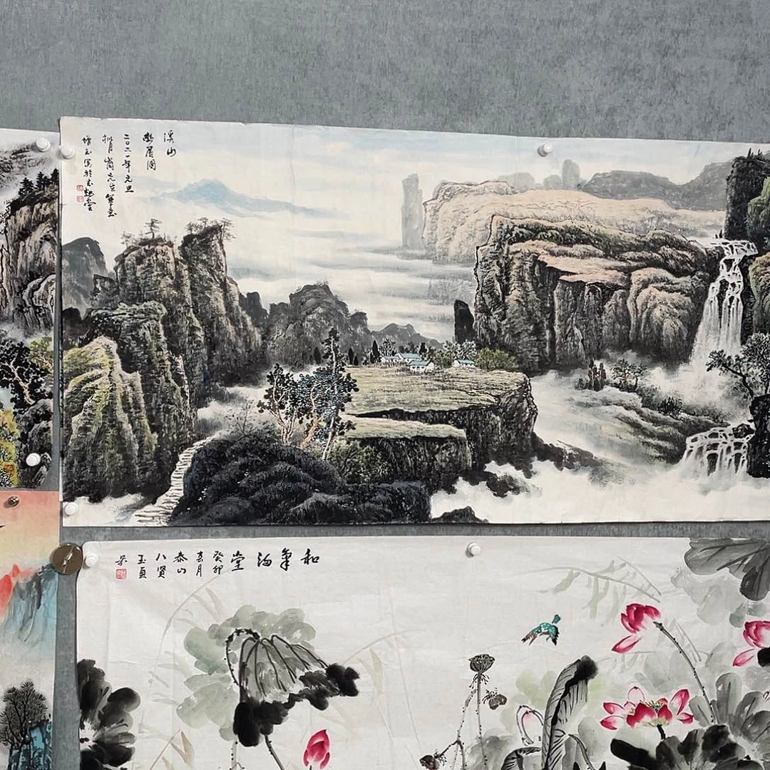 国画官*岘定制作品画心