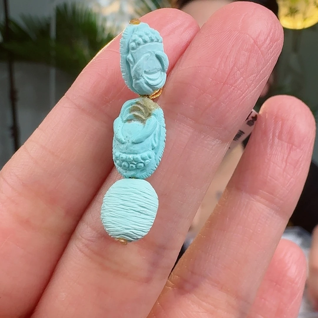 绿松石珠宝奇石未镶嵌