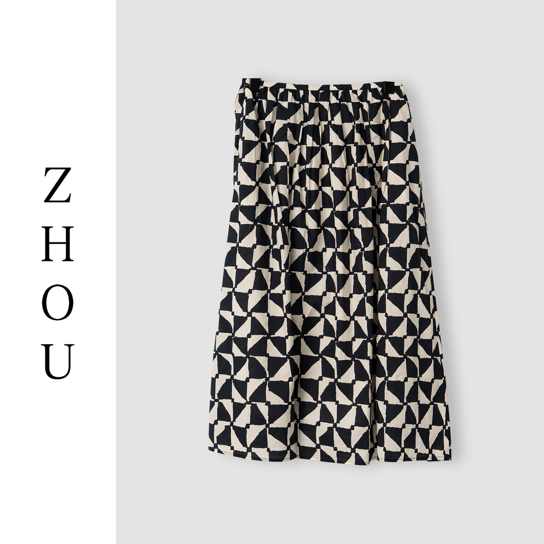 （周哥甄选）黑色半身裙-23572