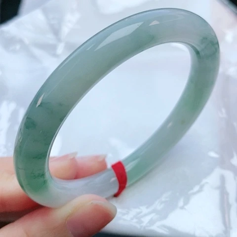 未镶嵌手镯翡翠53圆条882808