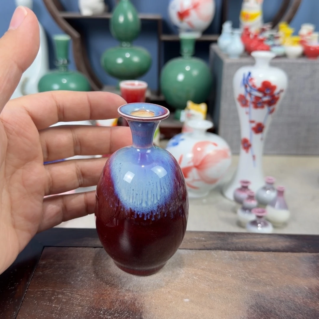 陶瓷手工小花器摆件