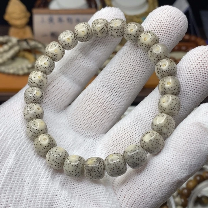 星月菩提手串星月菩提9+骨瓷白开播福利