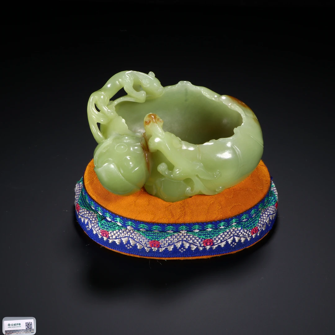 0920102/博古通今/集古藏今/和田玉笔洗/古董首饰