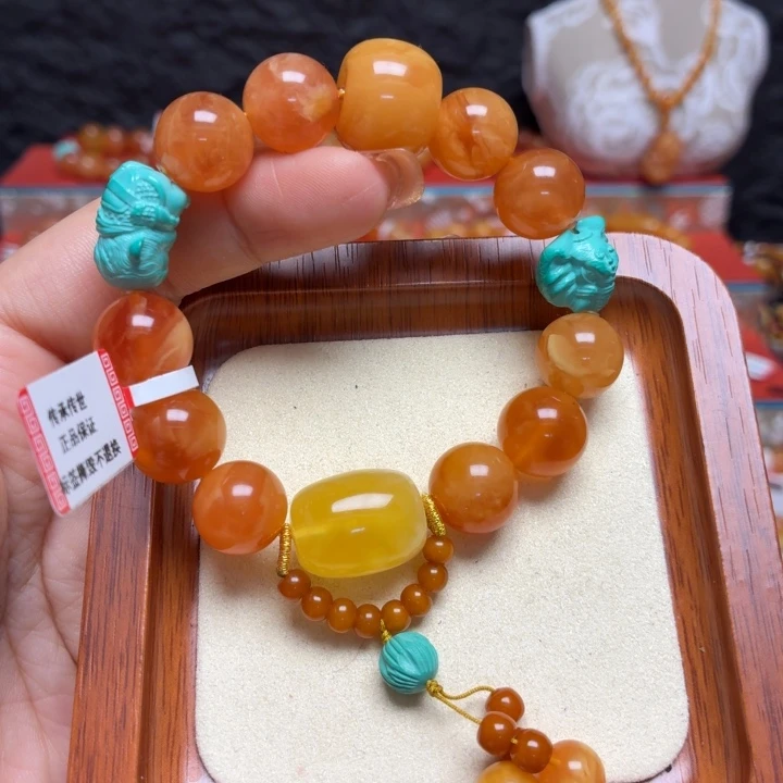 蜜蜡未镶嵌手链手串