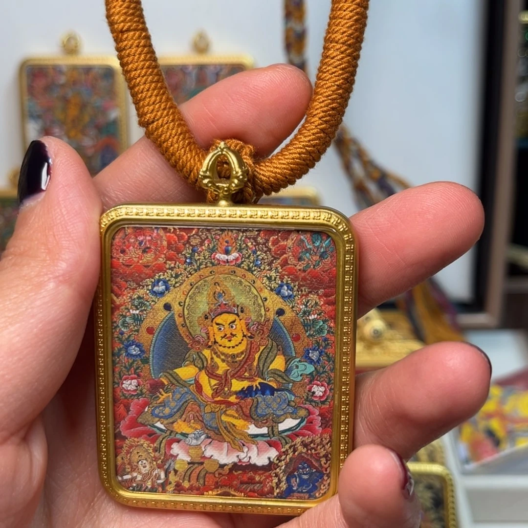 吊坠五路C唐卡配绳