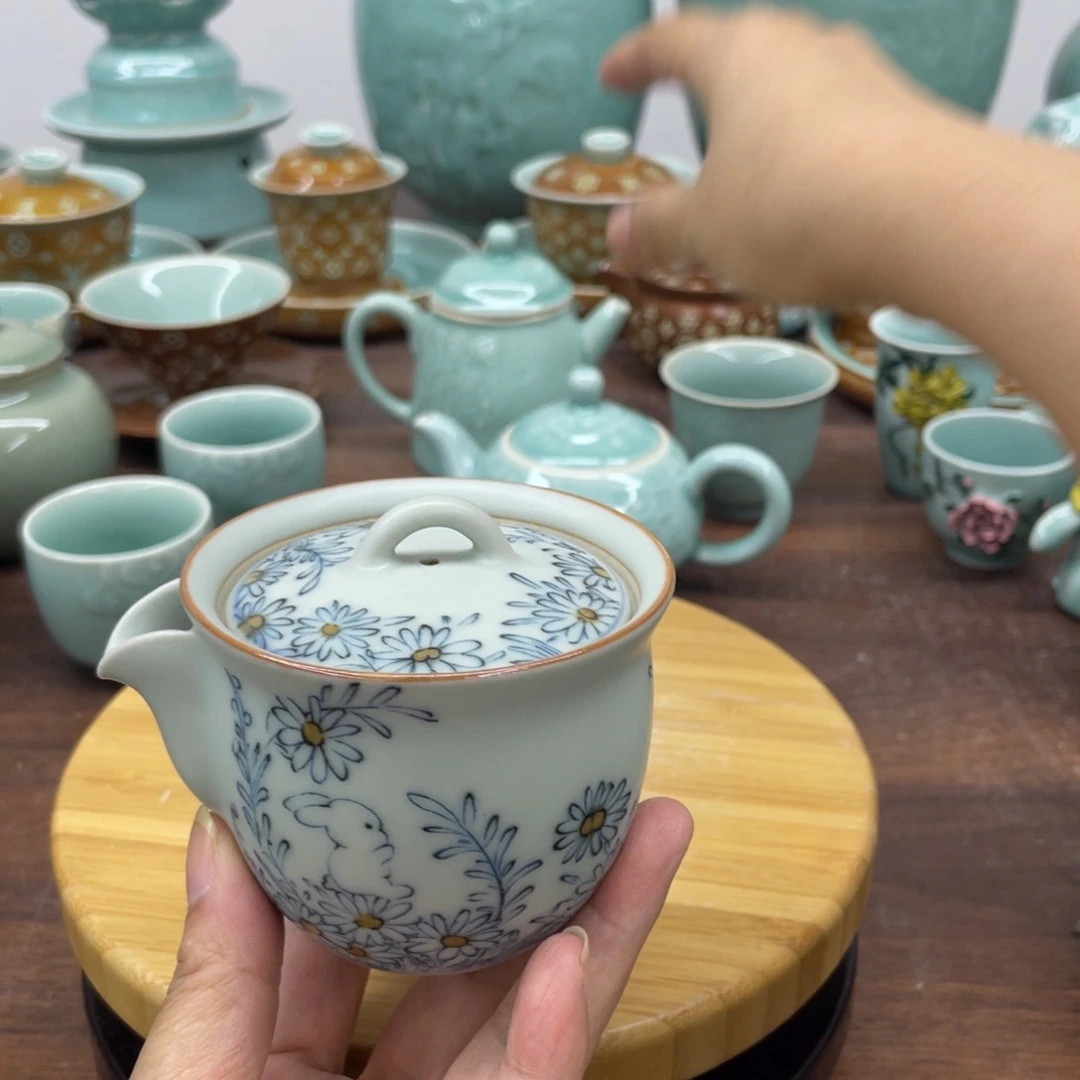 手工手绘青瓷青瓷福利