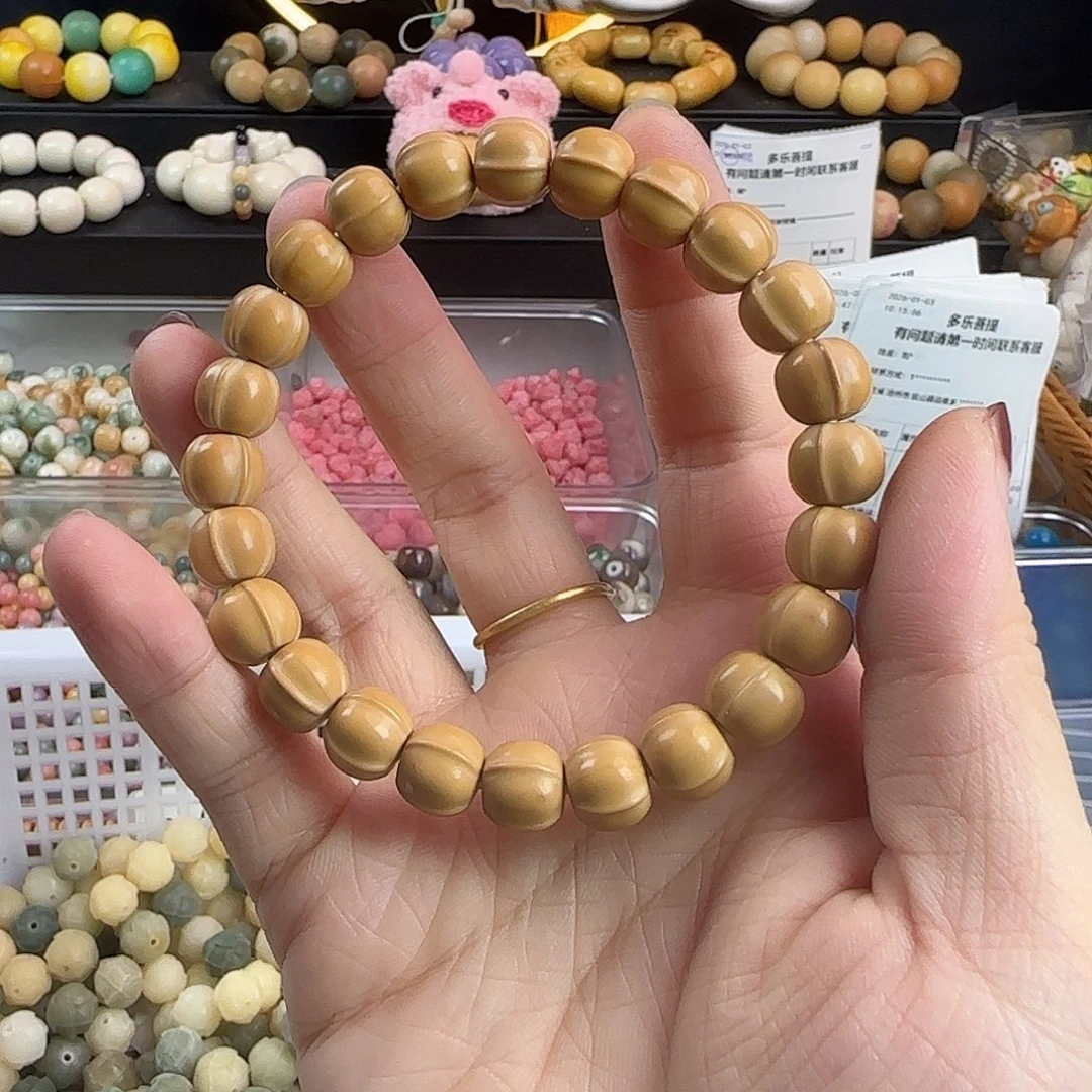 菩提根/象牙果手串微瑕卡10猴头鲨鱼呗1串