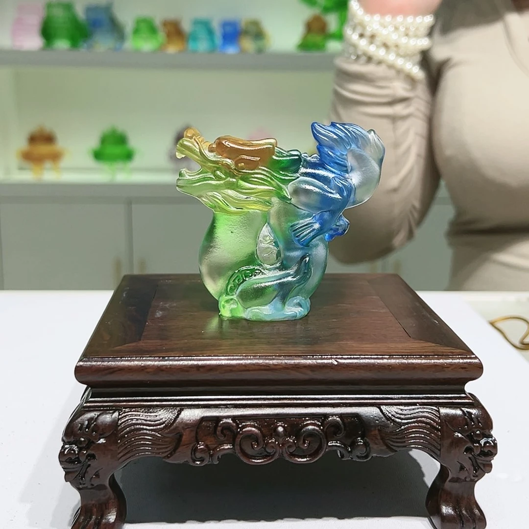 【闪购商品】手工艺品琉璃文创龙