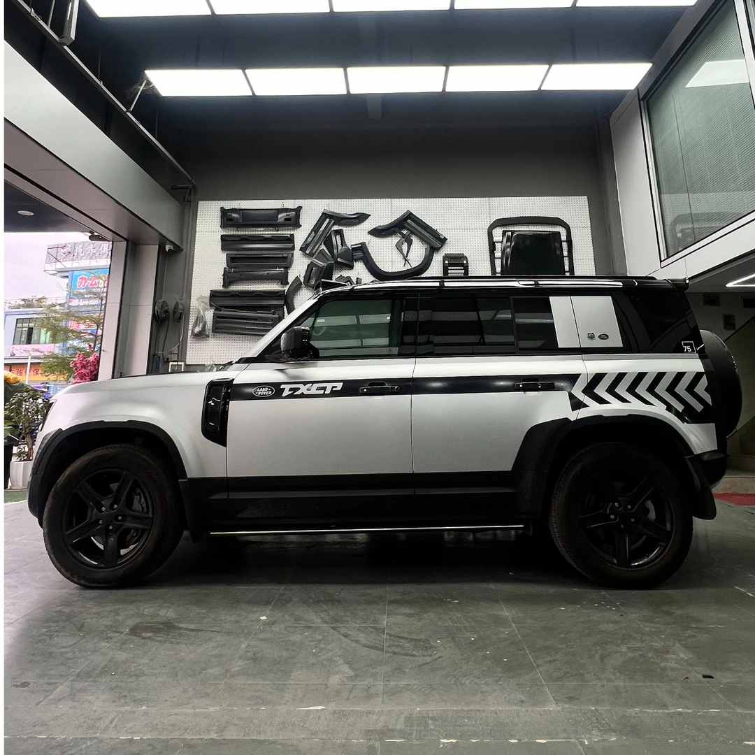 适用于20-25款路虎卫士110/90/130越野拉花装饰贴