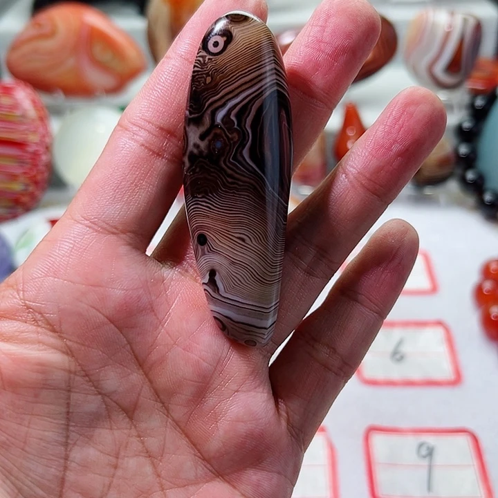 金***品玛瑙/玉髓未镶嵌手把