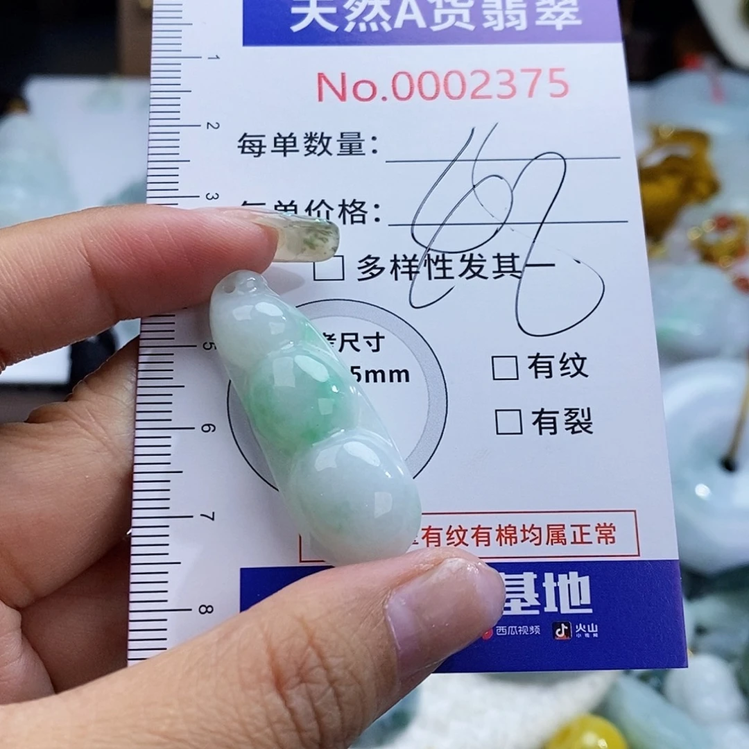 翡翠未镶嵌颈饰2375