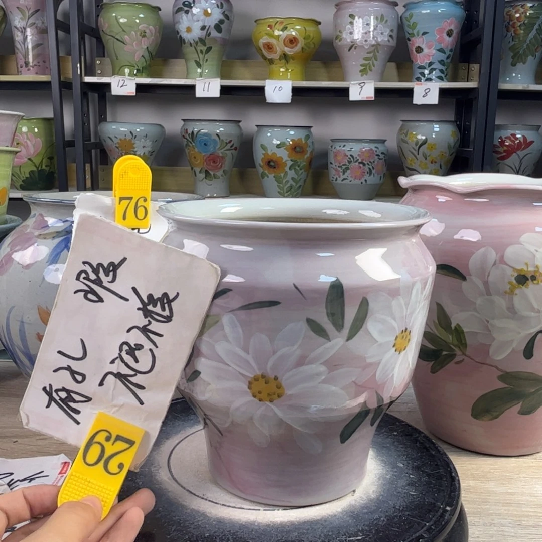 罐1tc景德镇陶瓷花盆