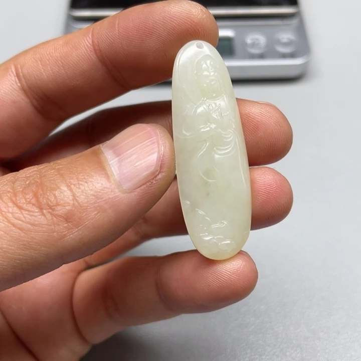 和田玉吊坠(不含链)未镶嵌非*