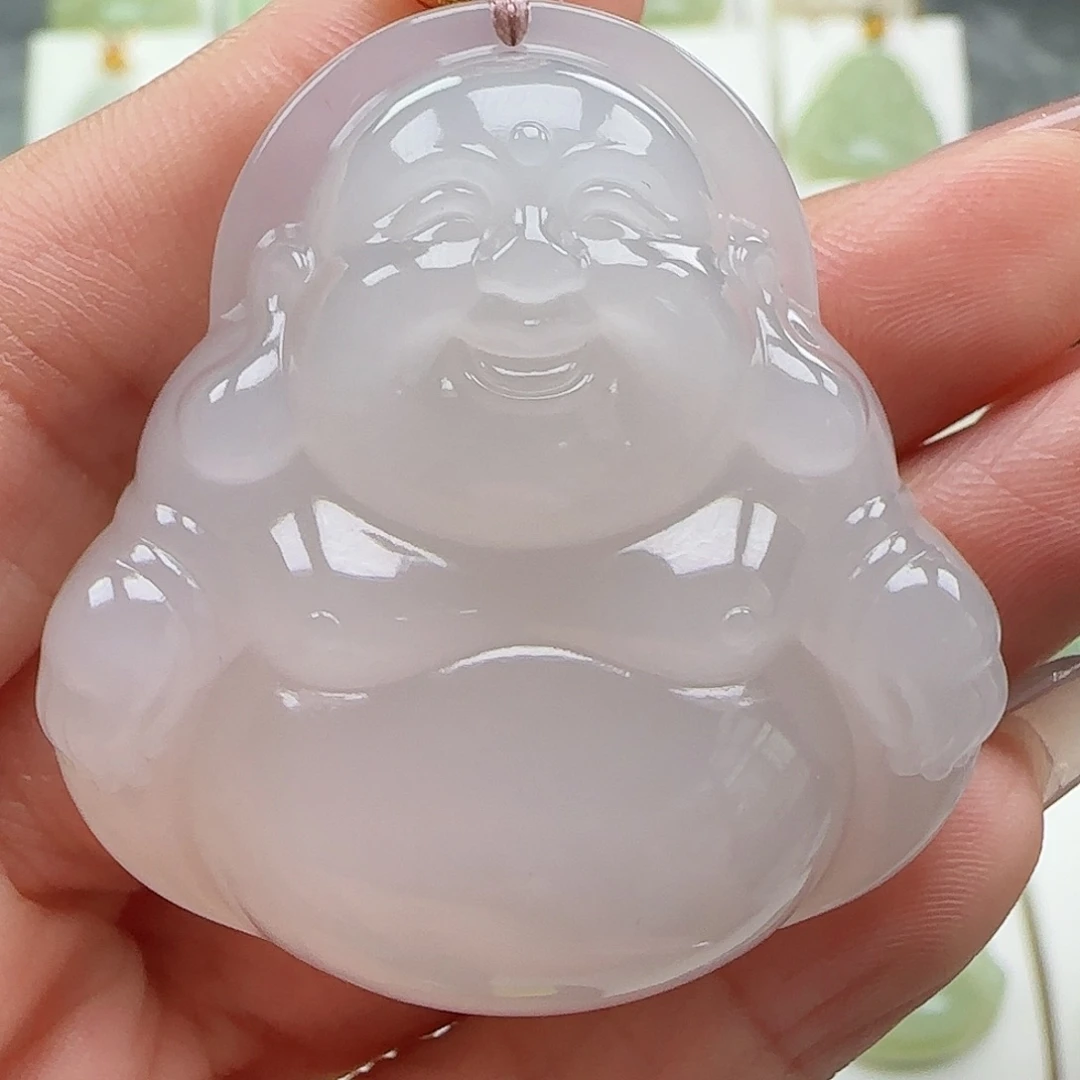 和田玉足金镶嵌颈饰