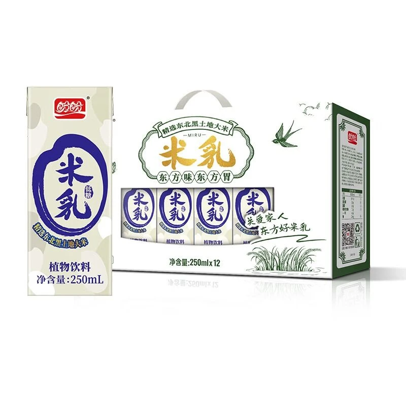 盼盼  低糖藜麦米乳礼盒装植物饮料   250ml*12/箱