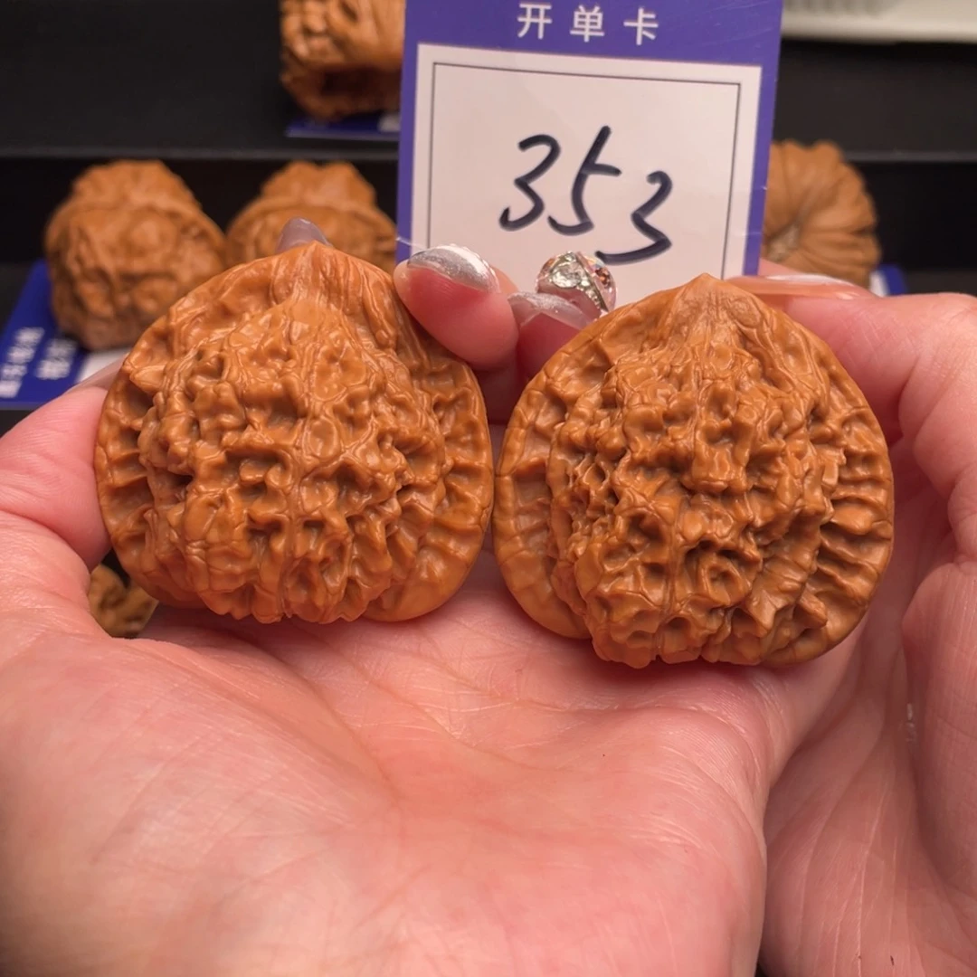 文玩核桃把件官帽48