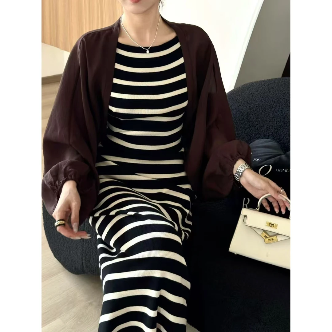 SP 容容姐极力推荐  夏日防晒罩衫外套披肩时尚长袖休闲宽松