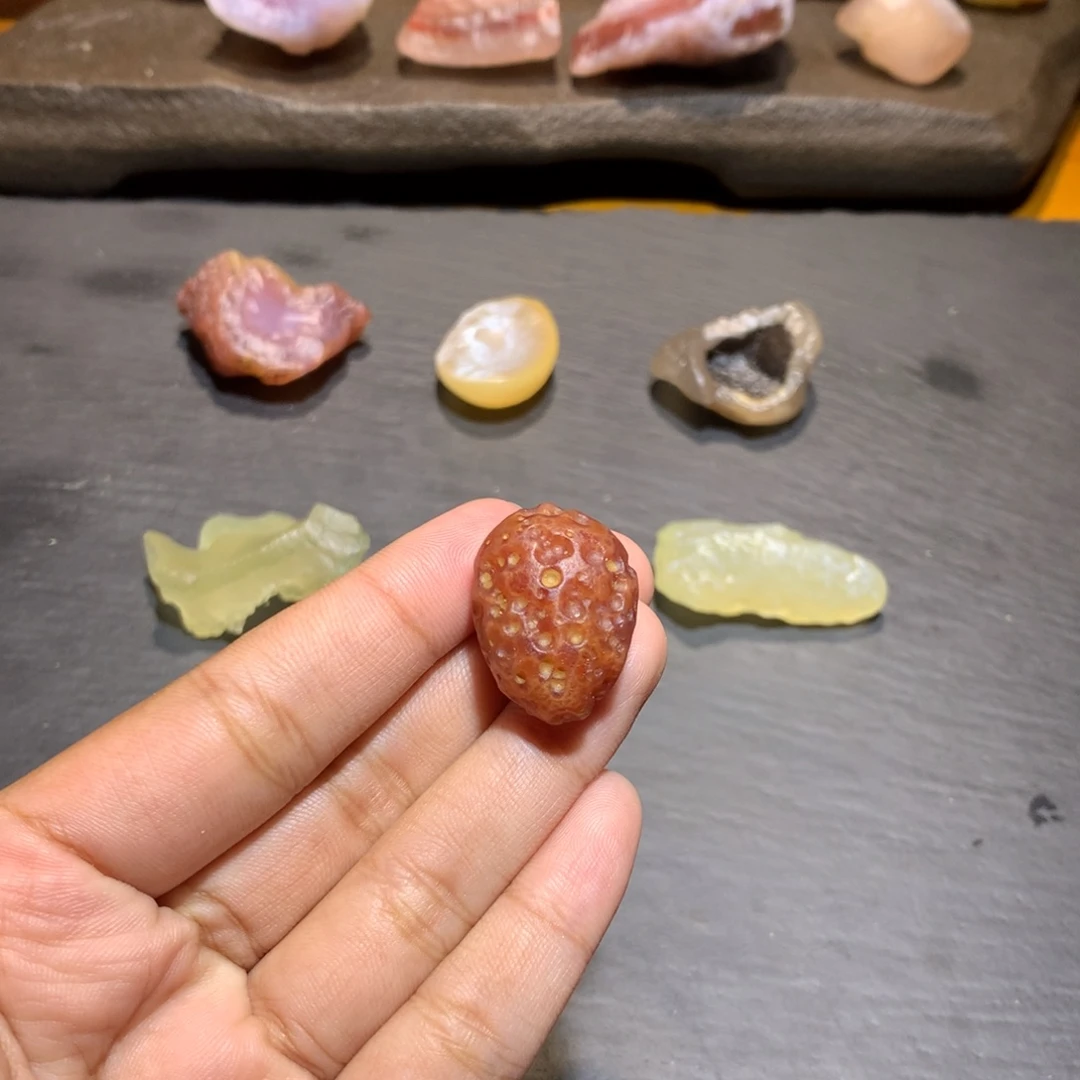 玛瑙/玉髓未镶嵌项链
