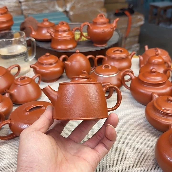 高***学紫砂壶全手工制作巨轮珠