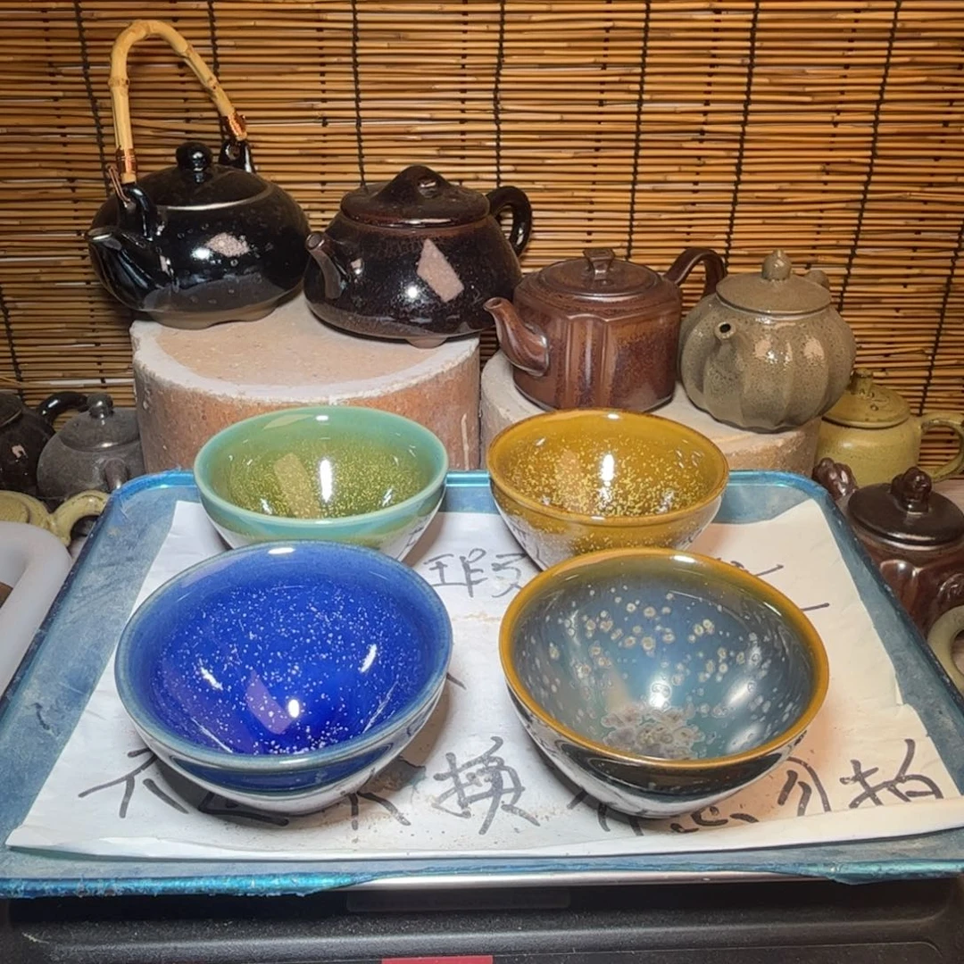 茶盏建窑建盏 微瑕作品