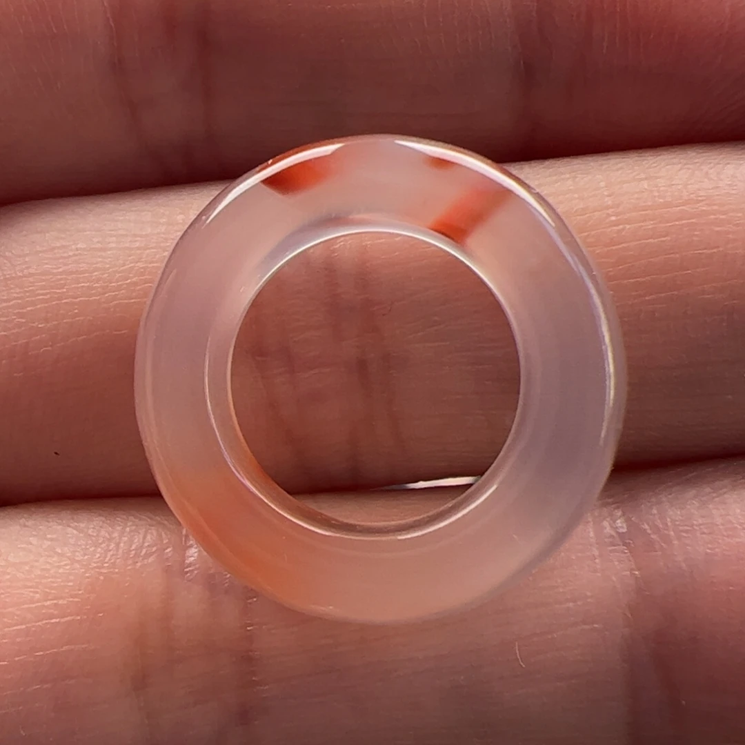 南红玛瑙未镶嵌跑环12mm