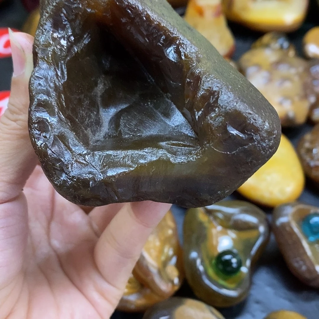 玛瑙/玉髓未镶嵌手把件