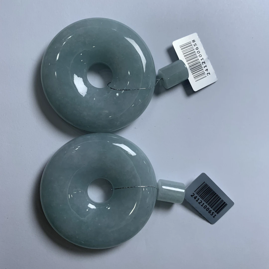 天然A货翡翠定制平安扣-多样性发其一 (拍一发一) #021