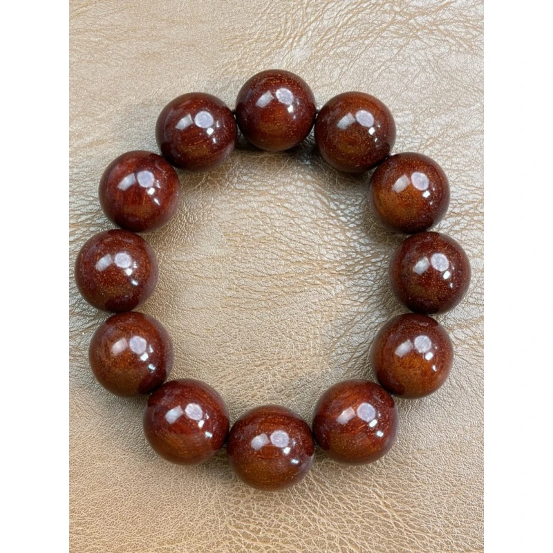 达A74-紫檀2.0单圈金星手串-015-（无礼盒）