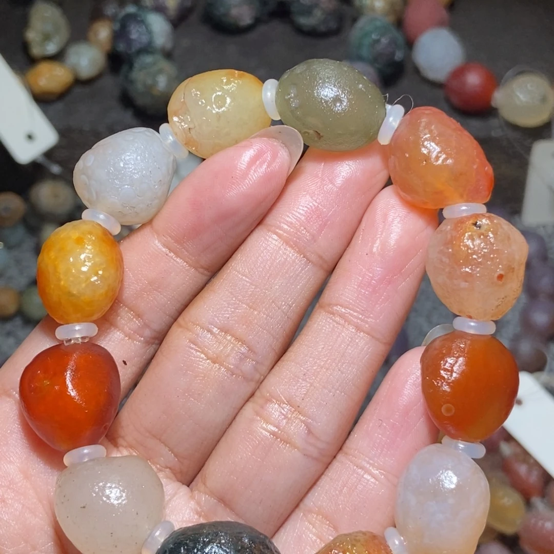 未镶嵌玛瑙/玉髓珠宝半成品