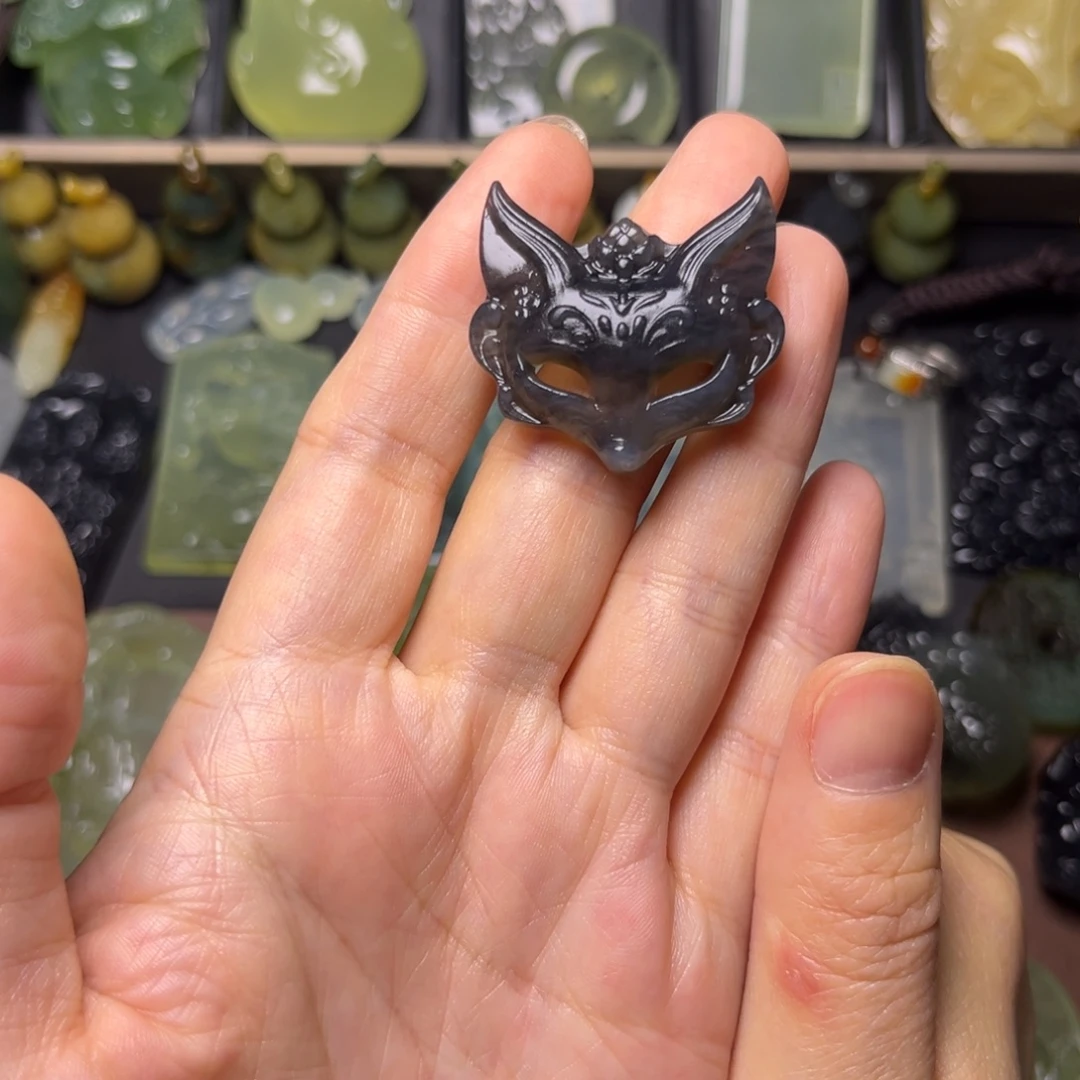 蛇纹石玉未镶嵌吊坠(不含链)