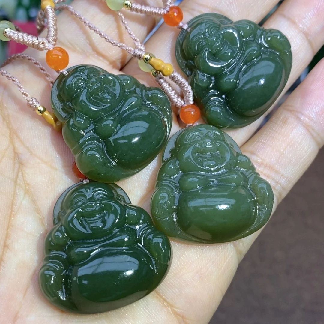 和田玉未镶嵌吊坠(不含链)卡30