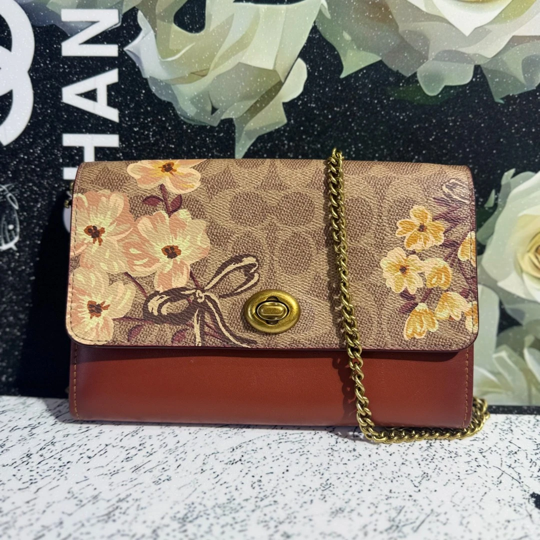 95新 COACH/蔻驰 蔻驰链条包G25100710尺寸20x14