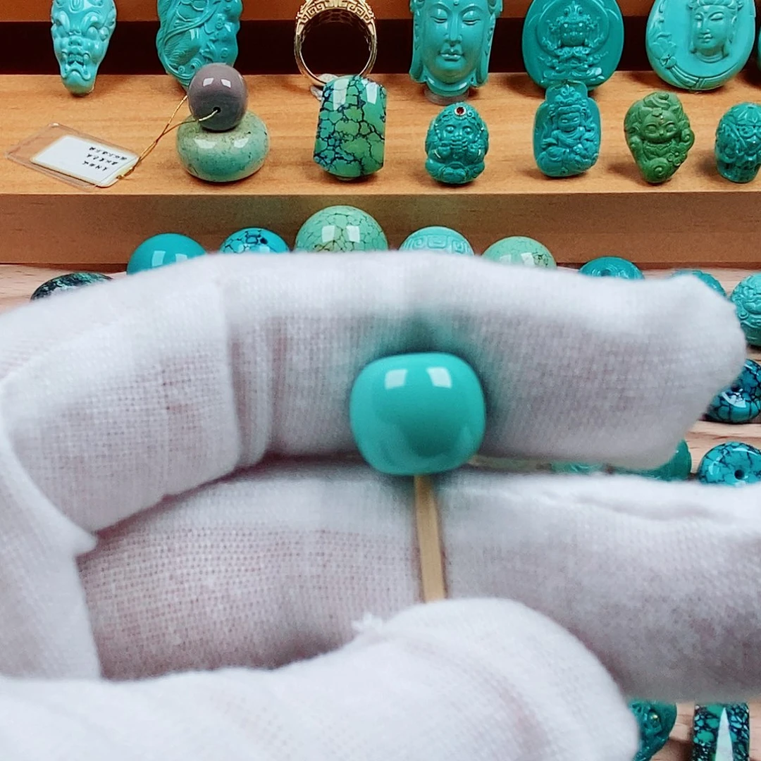 风***绿松石未镶嵌珠宝半成品11.5老型