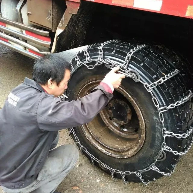 货车防滑链农用车泥巴路雪地轮胎防滑打滑铁链金属加粗加密825-16