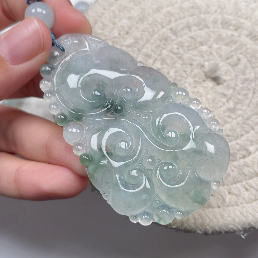 翡翠未镶嵌颈饰天然A货缅甸翡翠