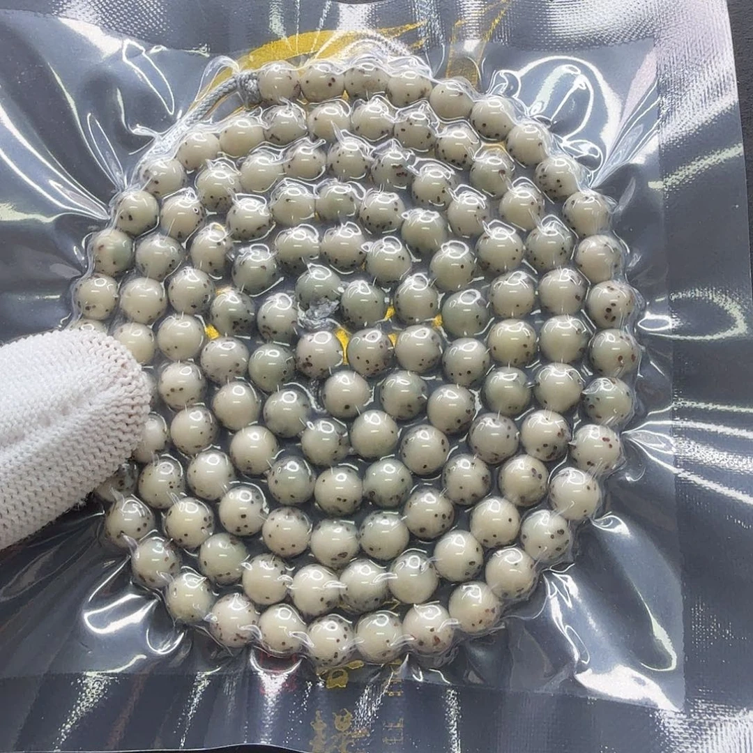 吊坠星月菩提30梵天糯冰绿背河豚7圆108