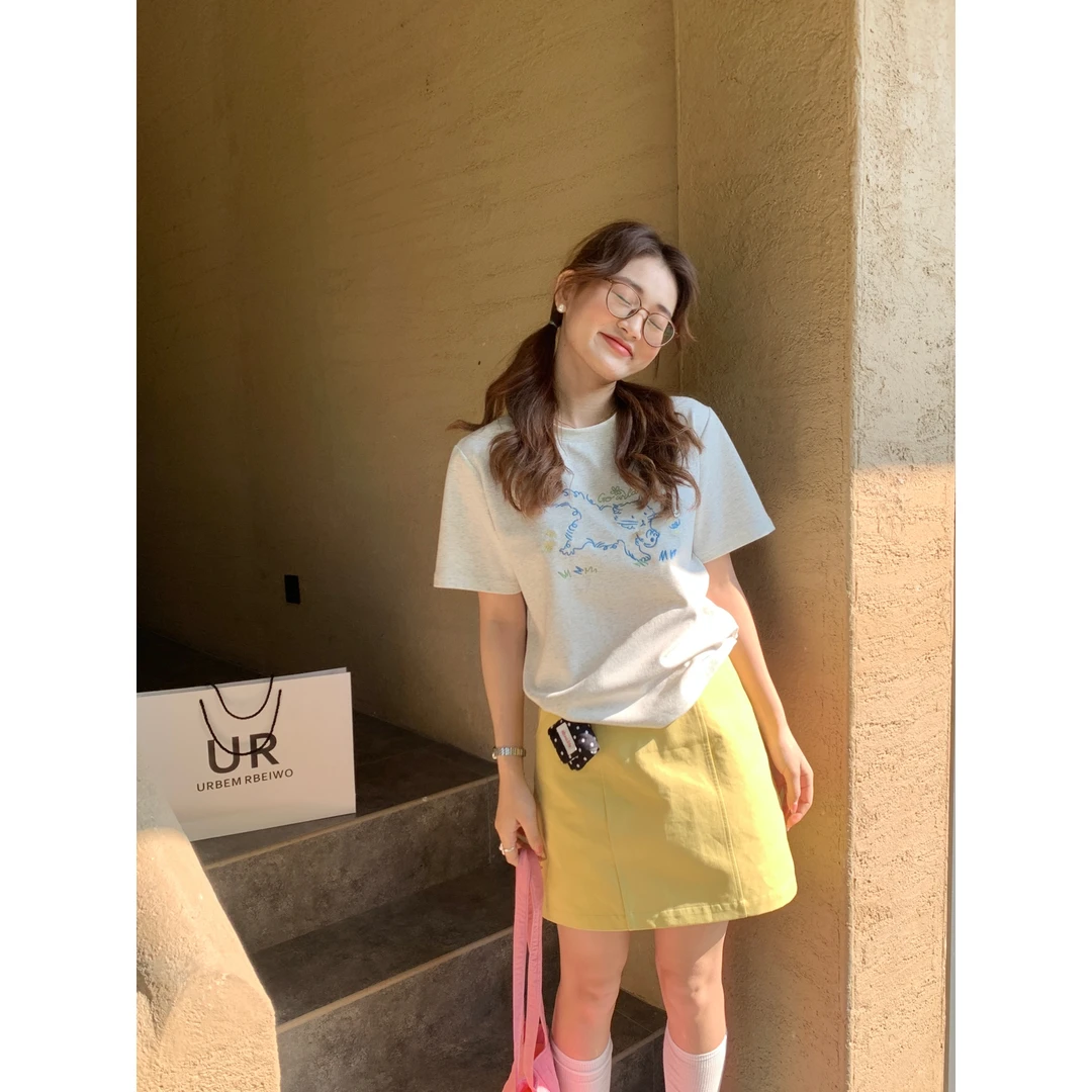 美树【SUSAN】韩系可爱小猫咪短袖T恤tl612#