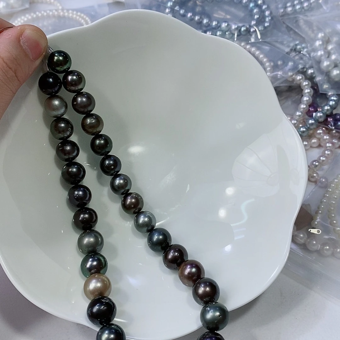 海水珍珠颈饰银S925镶嵌